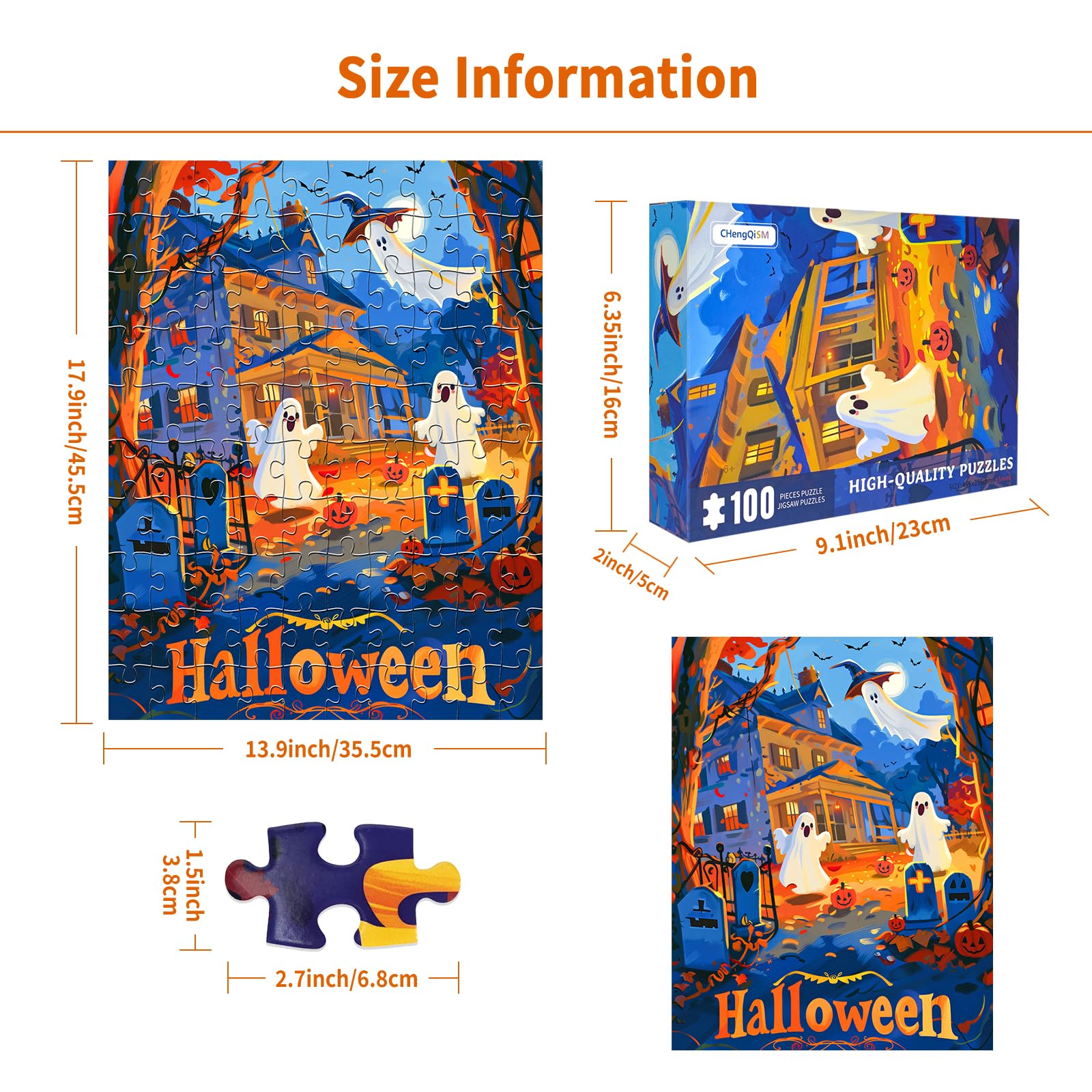 Amazon | CHengQiSM 100ピース ジグソーパズル ラージピース